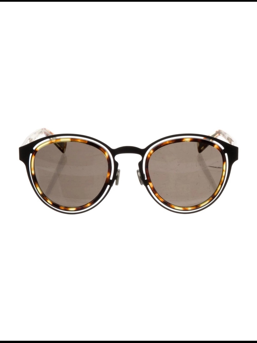 Christian Dior Obscure Limitee Edition Titanium light weight sunglasses